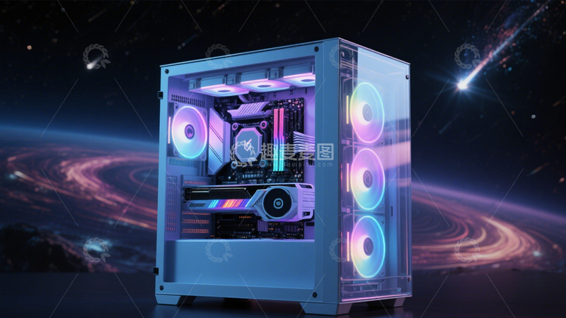 高清大图下载【趣麦麦图】电竞主机高性能游戏1