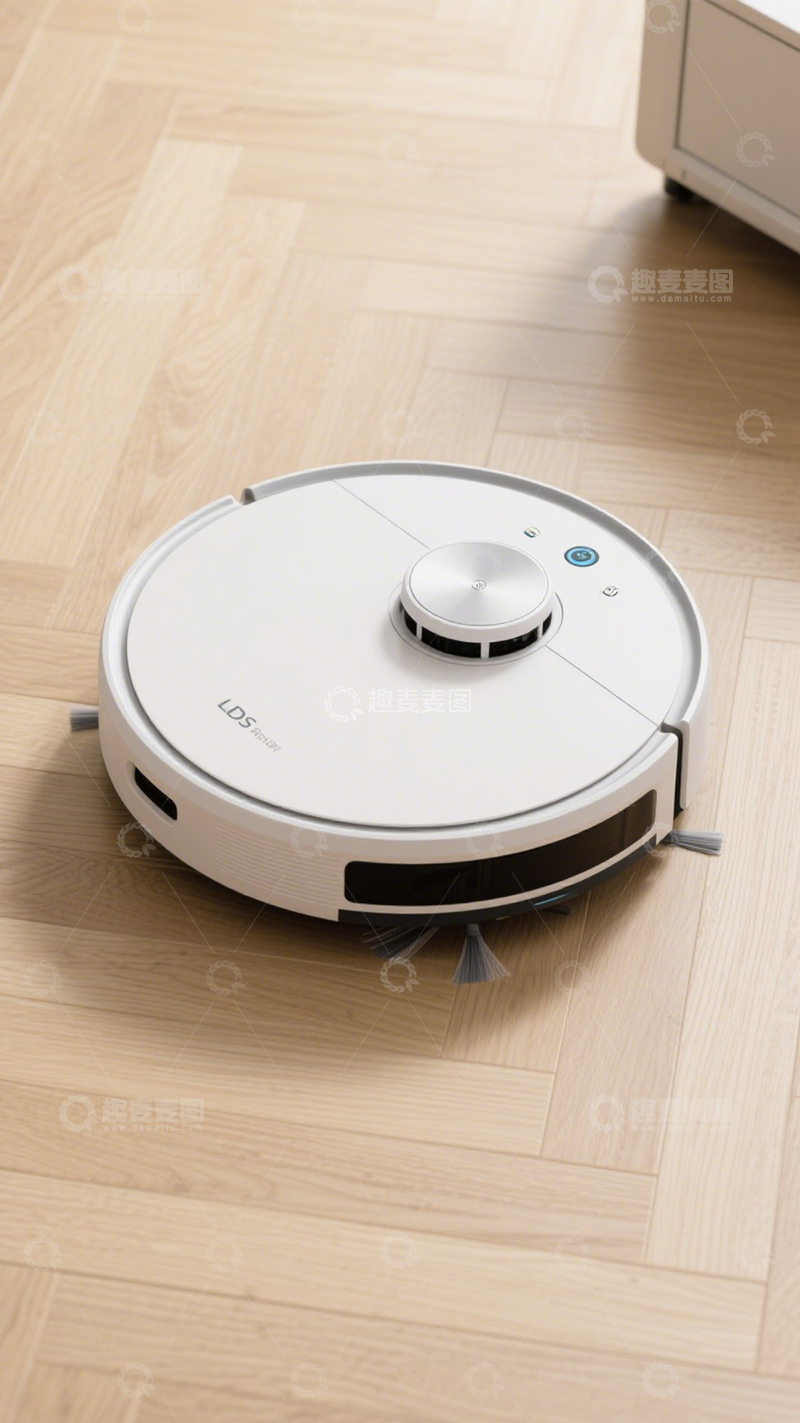 高清大图下载【趣麦麦图】扫地机器人智能清洁2