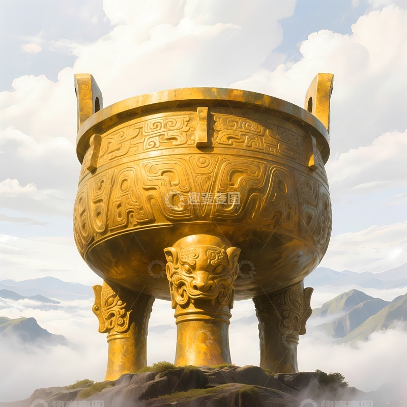 高清大图下载【趣麦麦图】鼎一言九鼎企业文化1