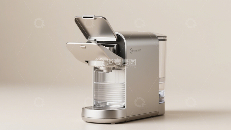 高清大图下载【趣麦麦图】胶囊咖啡机家用萃取2