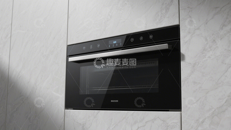 高清大图下载【趣麦麦图】嵌入式烤箱家用烘焙1