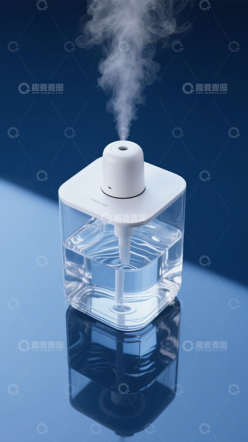 高清大图下载【趣麦麦图】加湿器家用静音