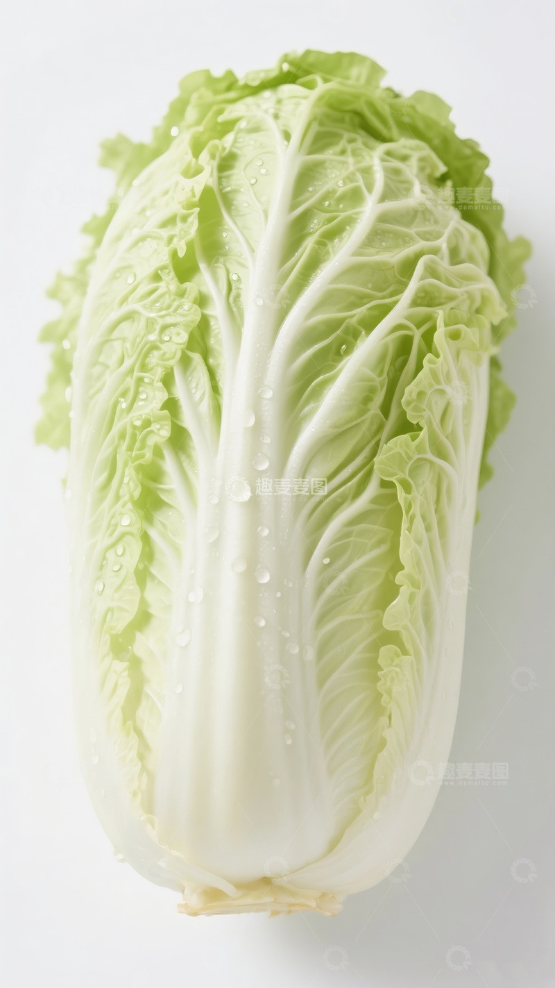高清大图下载【趣麦麦图】新鲜饱满的一颗大白菜3
