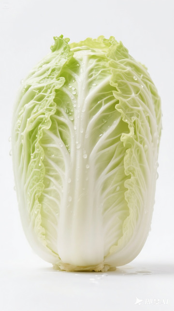 新鲜饱满的一颗大白菜2