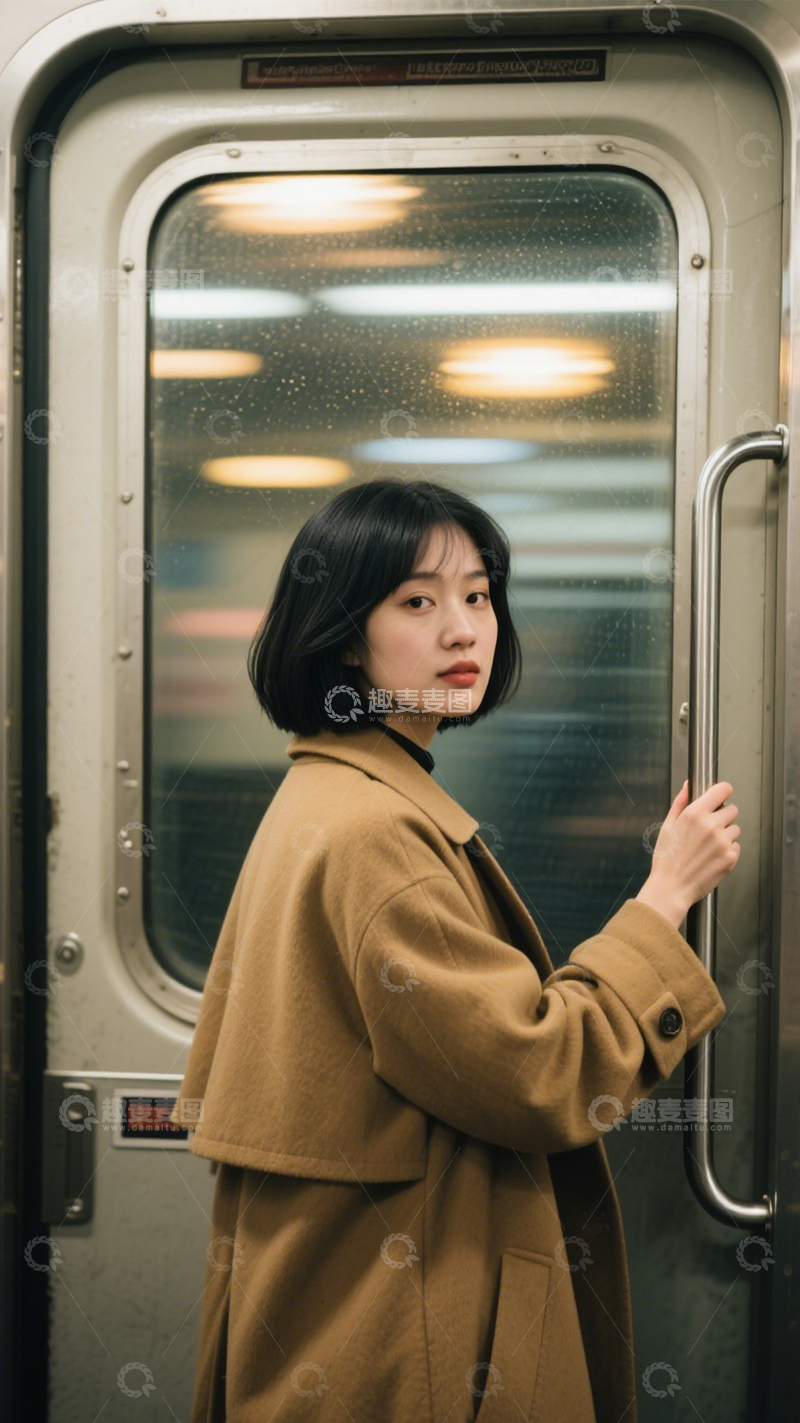 高清大图下载【趣麦麦图】地铁通勤日常瞬间3