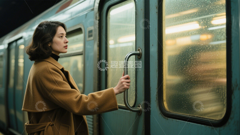 高清大图下载【趣麦麦图】地铁通勤日常瞬间