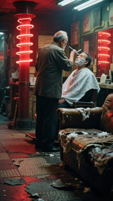 老式理发店复古时光1