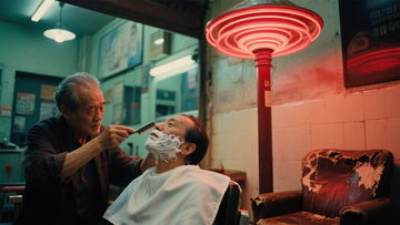 老式理发店复古时光