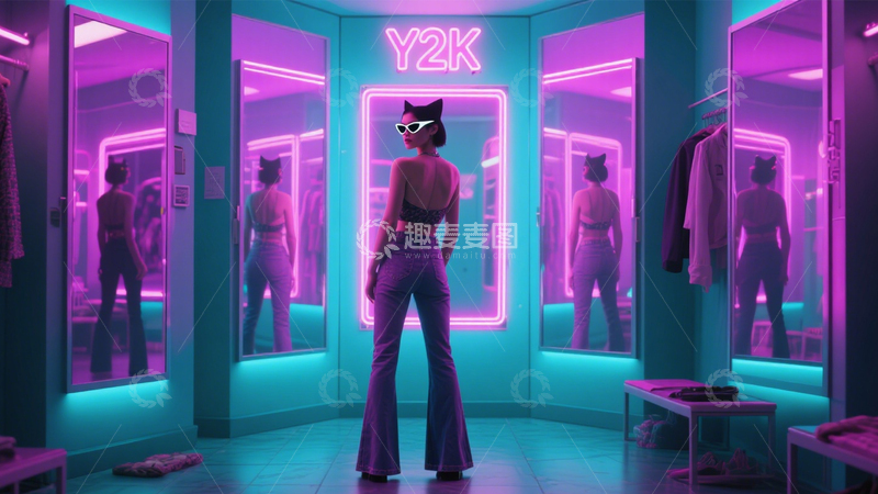 高清大图下载【趣麦麦图】霓虹时尚氛围灯效3