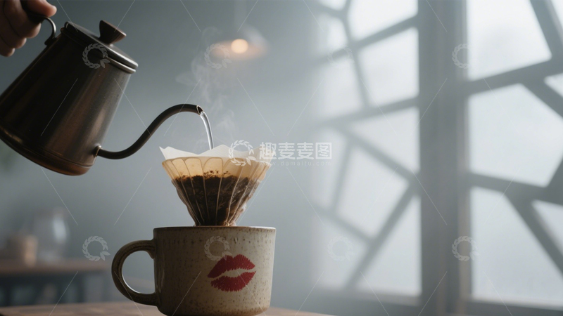 高清大图下载【趣麦麦图】手冲咖啡生活仪式3