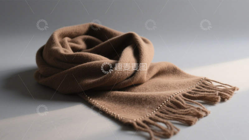 高清大图下载【趣麦麦图】纯色围巾温暖质感2