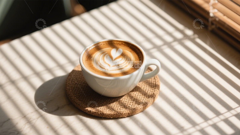 高清大图下载【趣麦麦图】阳光咖啡静谧生活1