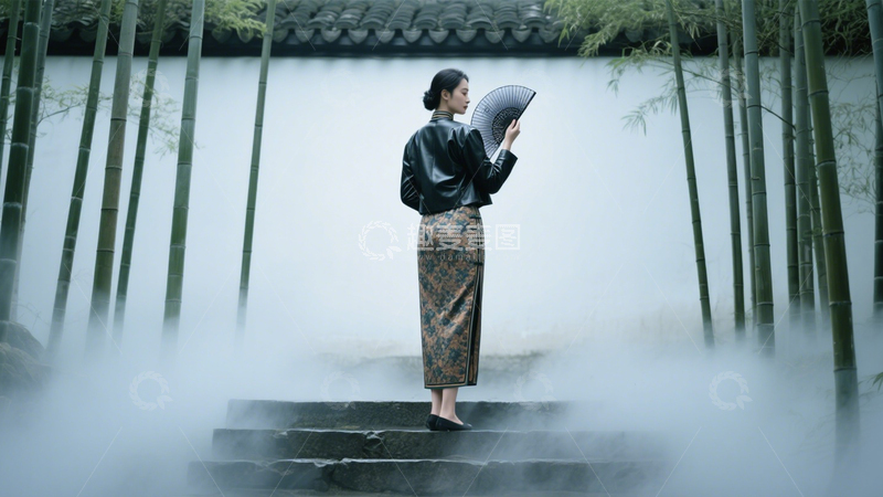 高清大图下载【趣麦麦图】国风旗袍典雅复古2