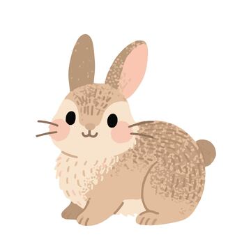 可爱兔子手绘