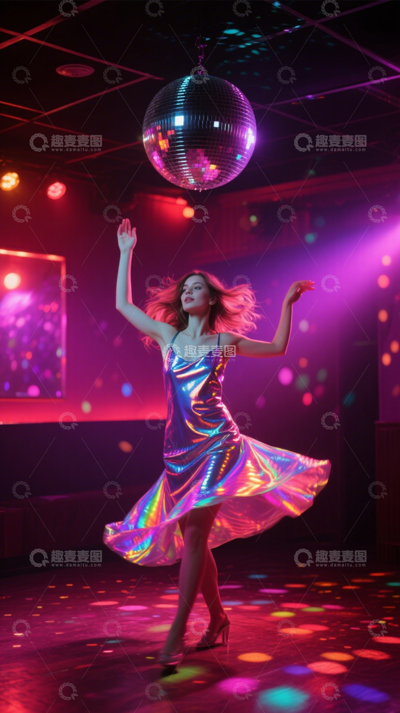高清大图下载【趣麦麦图】-disco 舞池夜生活1