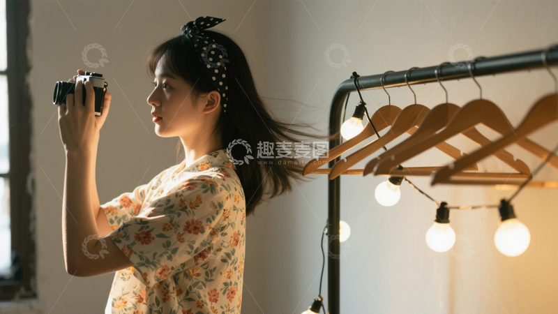 高清大图下载【趣麦麦图】古着店文艺复古2