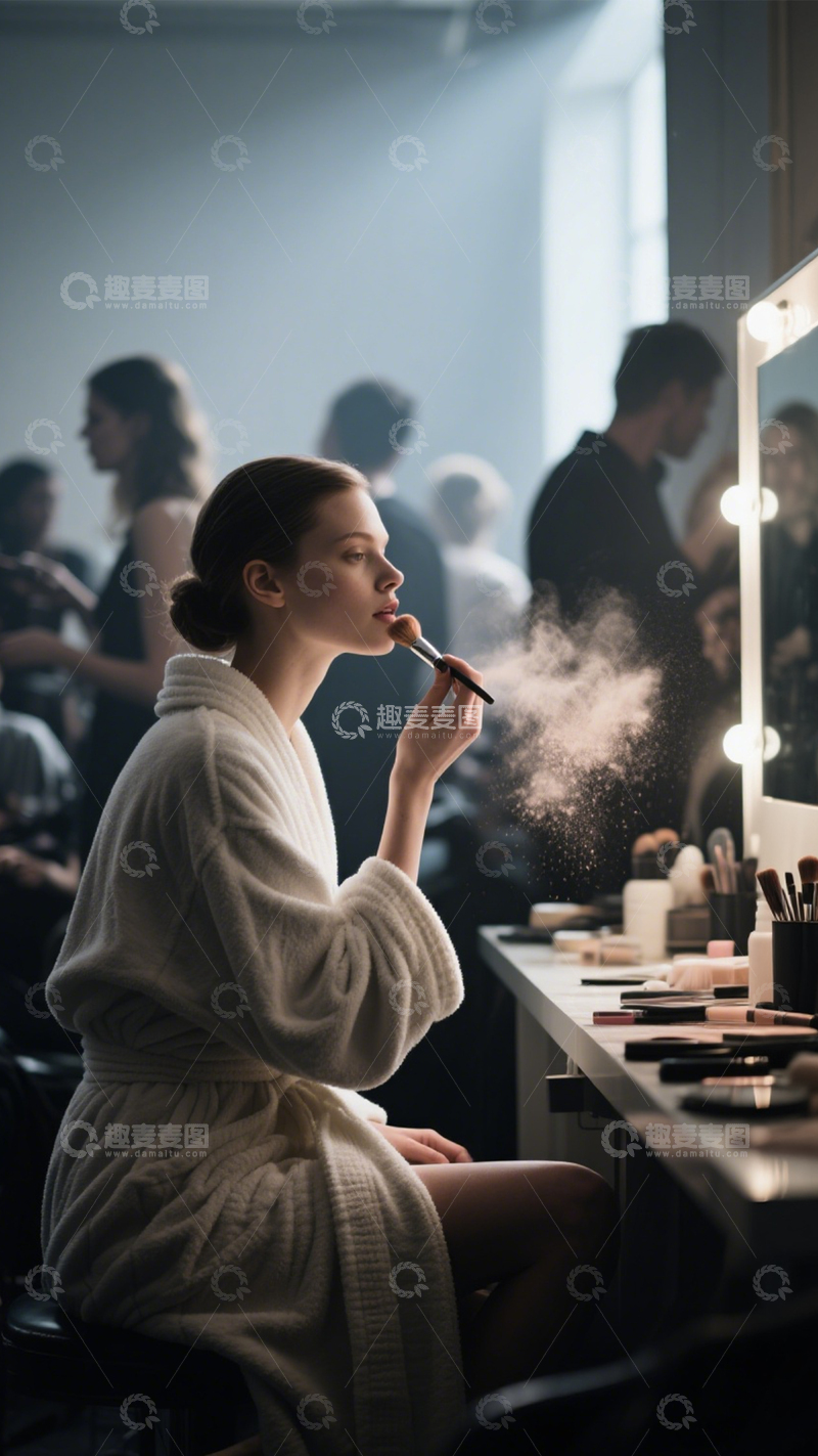 高清大图下载【趣麦麦图】化妆间时尚氛围感2