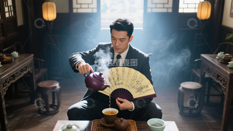 高清大图下载【趣麦麦图】中式茶叙雅静国风1