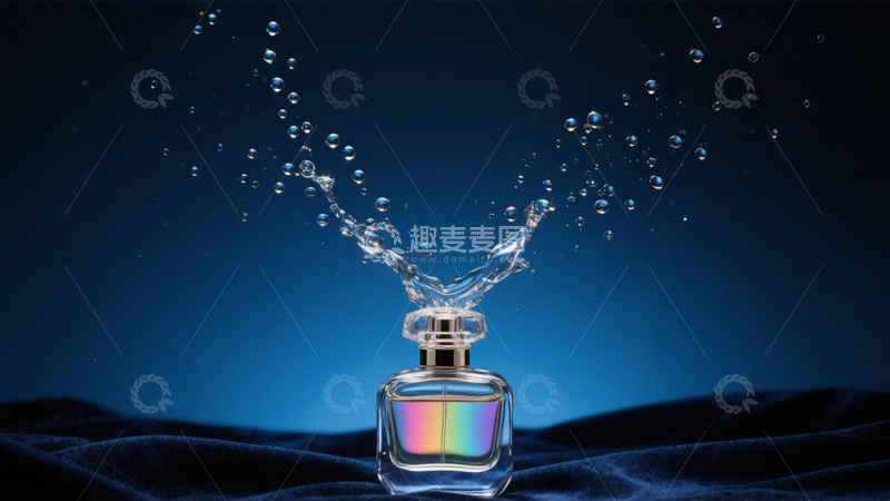 高清大图下载【趣麦麦图】香氛彩虹邂逅浪漫