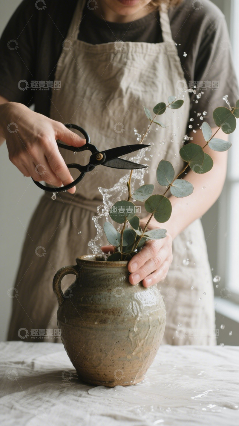 高清大图下载【趣麦麦图】手作花艺治愈日常