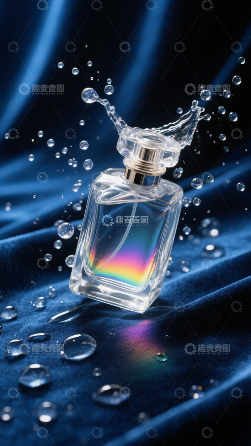 高清大图下载【趣麦麦图】香氛彩虹邂逅浪漫1