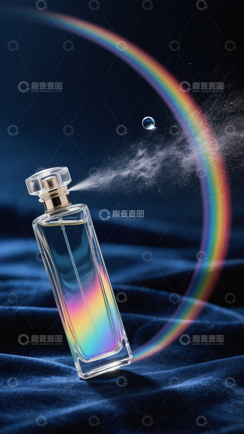 高清大图下载【趣麦麦图】香氛彩虹邂逅浪漫3