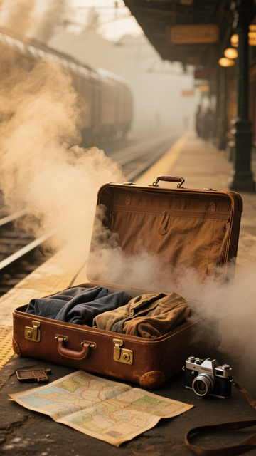 车站怀旧旅行记忆