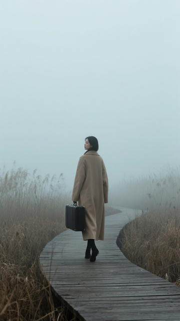 雾中独行萧瑟旅途2