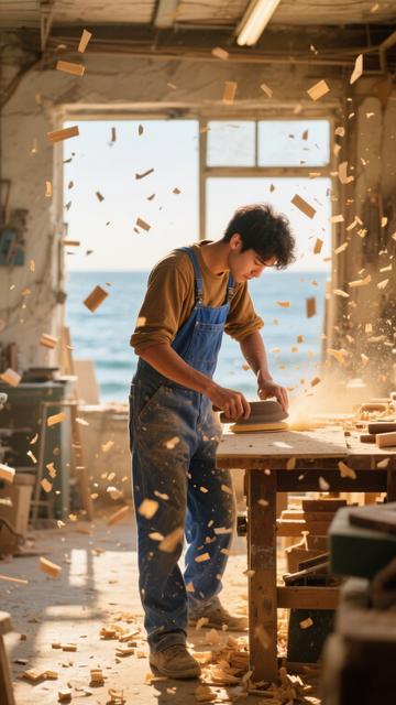 木工的专注与匠心