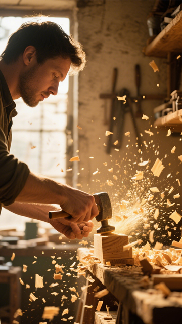 木工的专注与匠心2