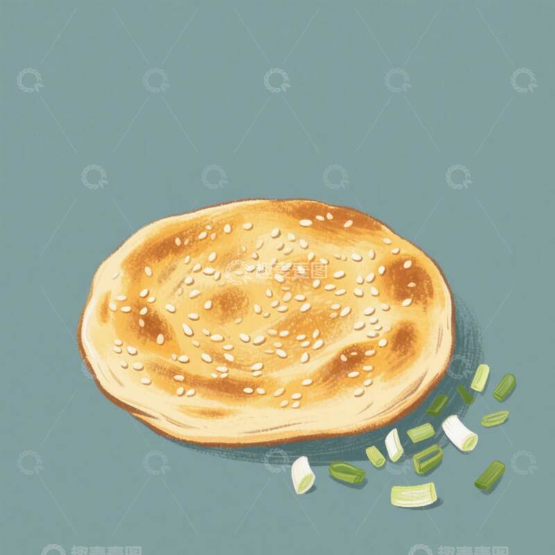 高清大图下载【趣麦麦图】锅盔  成都   小吃4