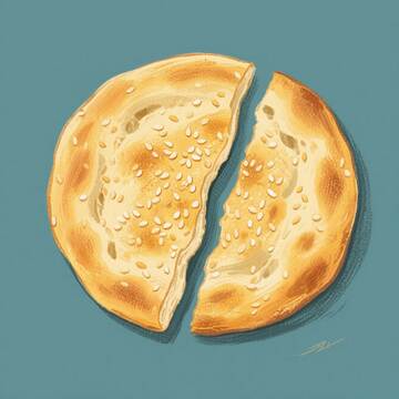 锅盔  成都   小吃2