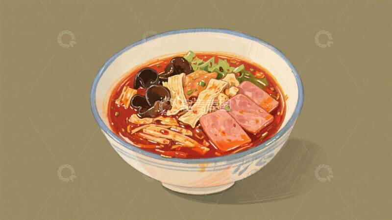 高清大图下载【趣麦麦图】冒菜  成都  小吃