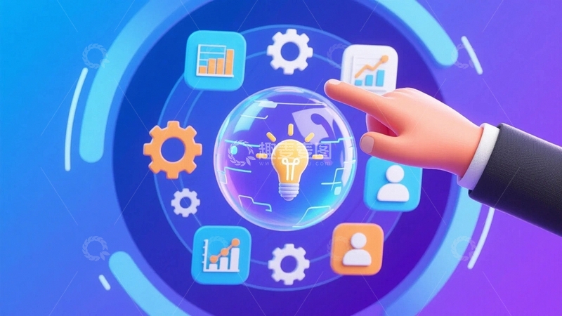 高清大图下载【趣麦麦图】科技人工智能背景28