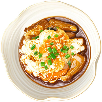 温州江蟹生插画 免扣素材