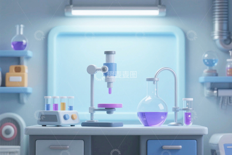 高清大图下载【趣麦麦图】科学实验场景