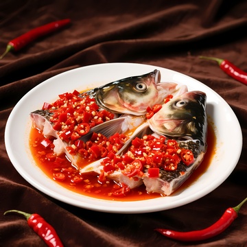 剁椒鱼头美食1