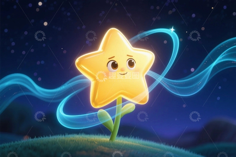 高清大图下载【趣麦麦图】守护童真的梦幻星星6