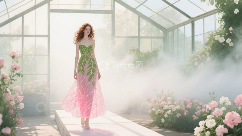 高清大图下载【趣麦麦图】花房里的时尚科技3