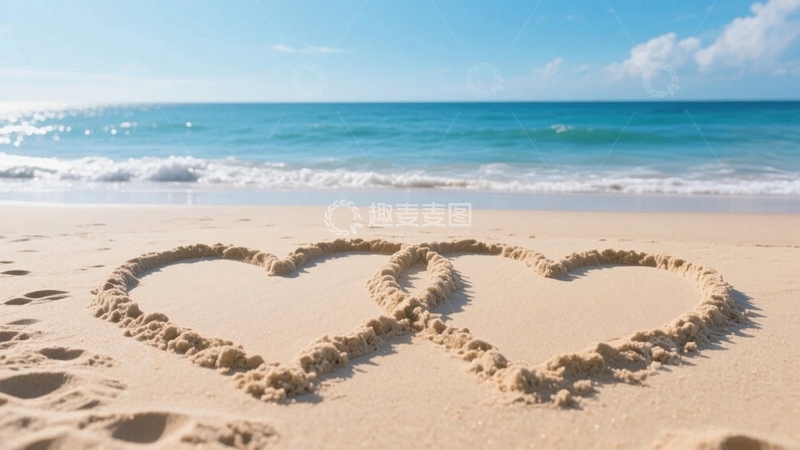 高清大图下载【趣麦麦图】海边的浪漫告白6
