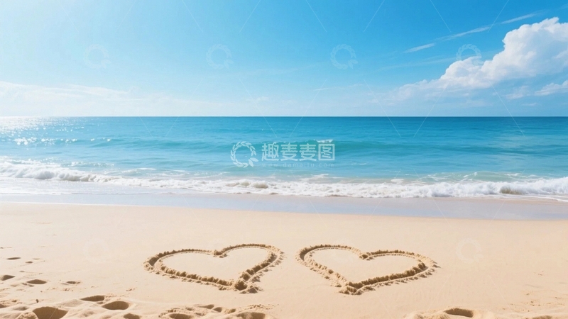 高清大图下载【趣麦麦图】海边的浪漫告白2