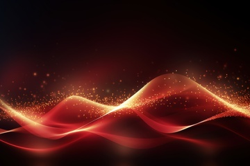 起伏金色光波条纹背景