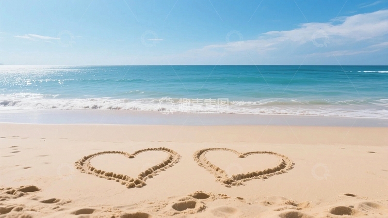 高清大图下载【趣麦麦图】海边的浪漫告白4