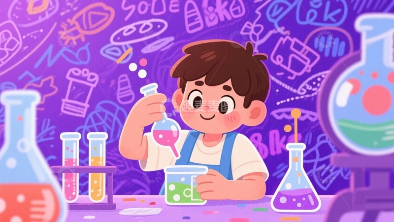 高清大图下载【趣麦麦图】科学实验知识探索6