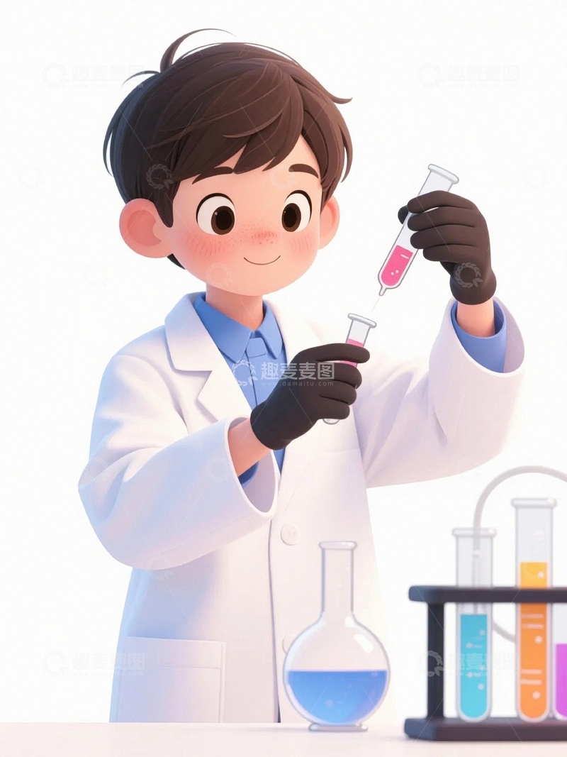 高清大图下载【趣麦麦图】科学实验知识探索4