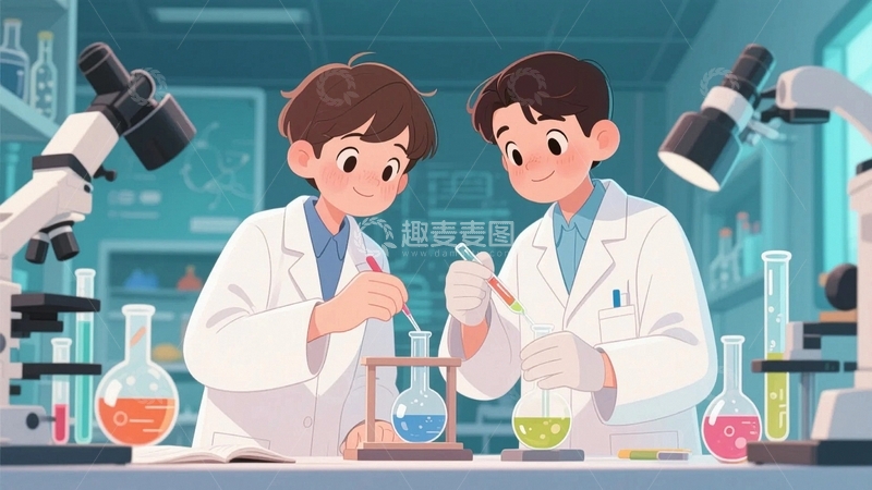 高清大图下载【趣麦麦图】科学实验知识探索11