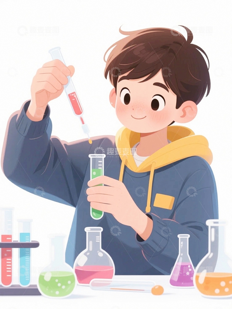 高清大图下载【趣麦麦图】科学实验知识探索3