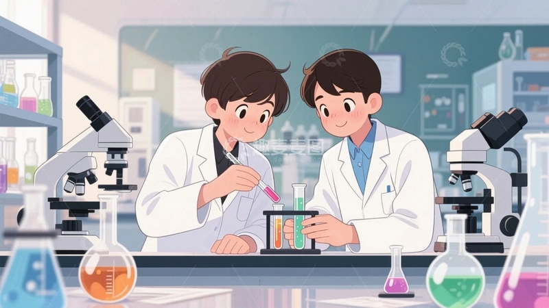 高清大图下载【趣麦麦图】科学实验知识探索8