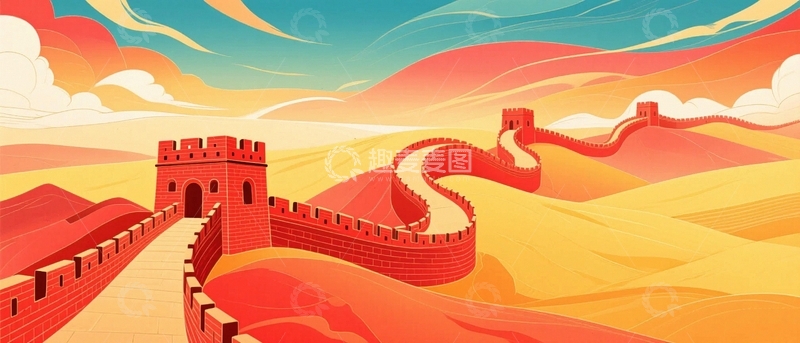 高清大图下载【趣麦麦图】万里长城壮丽风光8