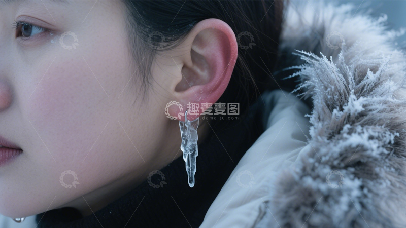 高清大图下载【趣麦麦图】冬日冰雪的清冷氛围感2